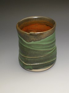 Small Tea Cup with ridges