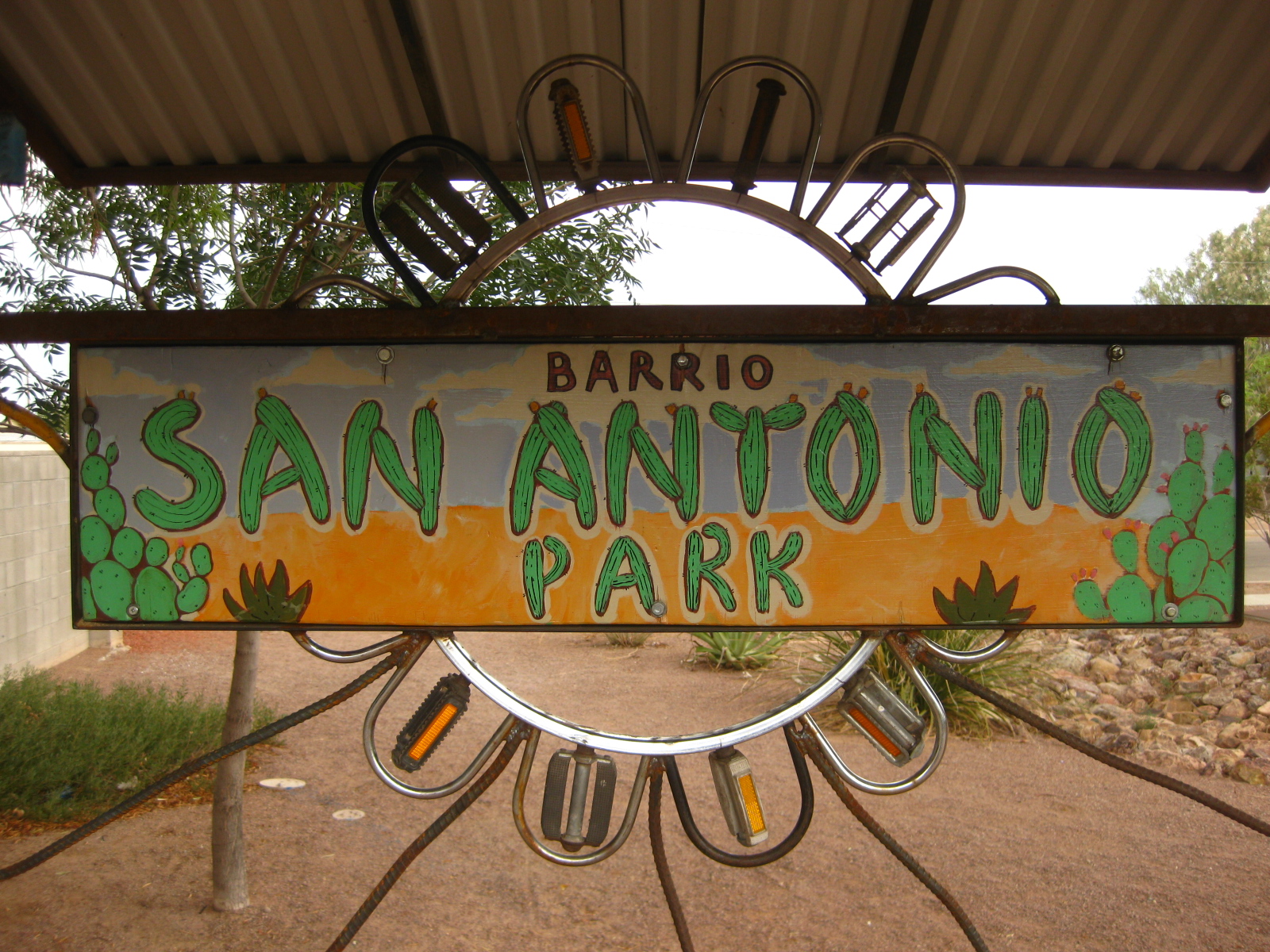 Barrio San Antonio Sign